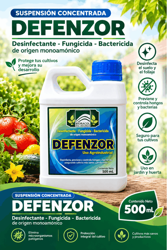 Dfnzr_agro_500 Defenzor - Fungicida Desinfectante 500 mL.
