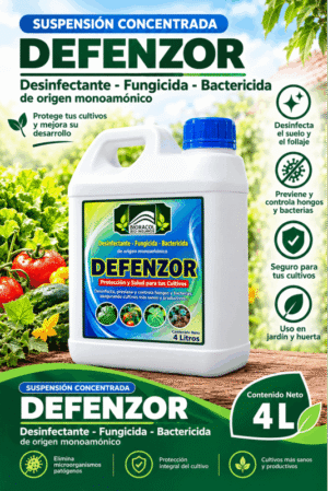 Dfnzr_agro_4000 DEFENZOR - DESINFECTANTE FUNGICIDA X 4 Litros