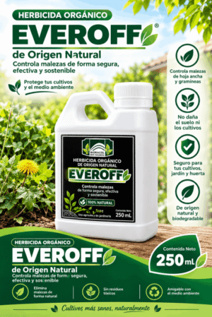 Evrff_agro_250 EVEROFF - HERBICIDA BIORACIONAL X 250 mL