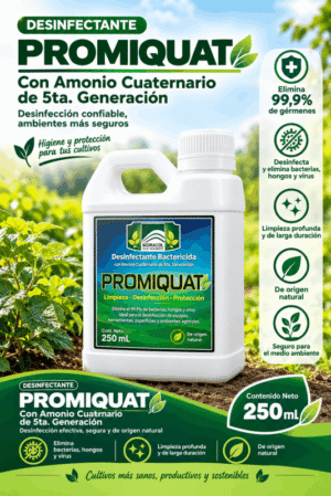 Pmqt_agr_250 PROMIQUAT - DESINFECTANTE AMONIO QUATERNARIO X 250 mL